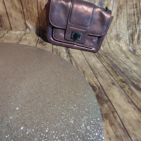 BCBGMAXAZRIA Brown Metallic Crossbody Bag - Picture 8 of 8